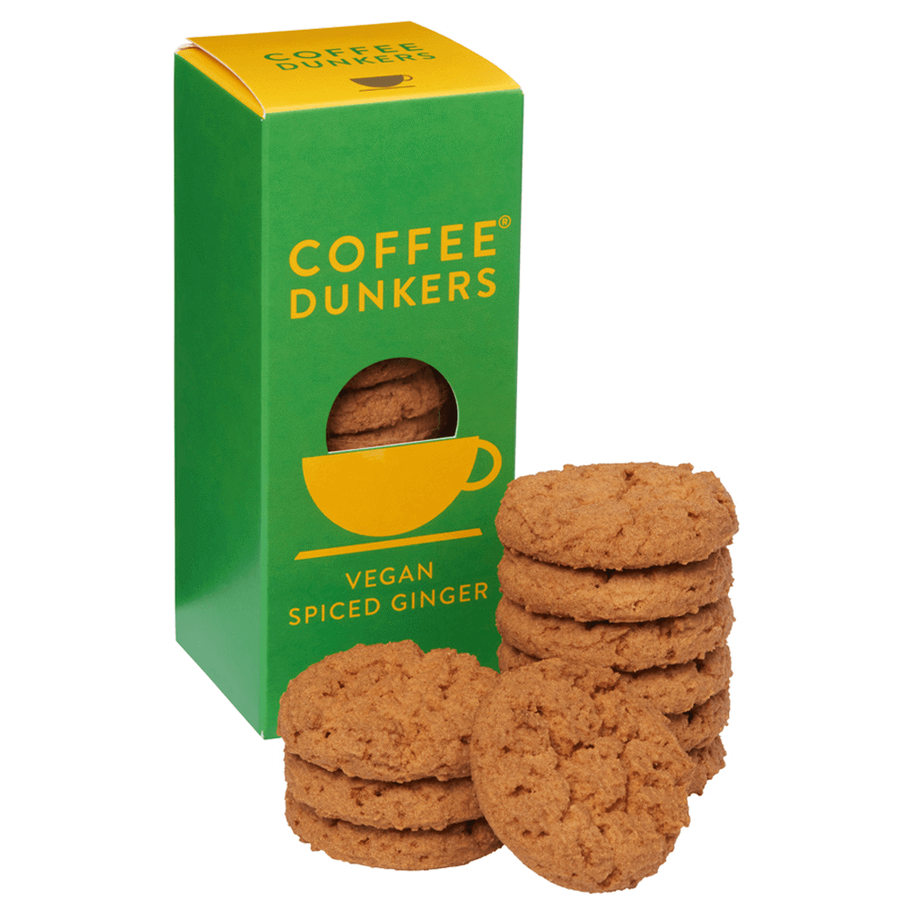 Ace Coffee Dunkers Vegan Spiced Ginger Biscuits 150g